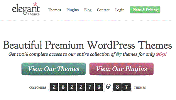 elegant themes wordpress